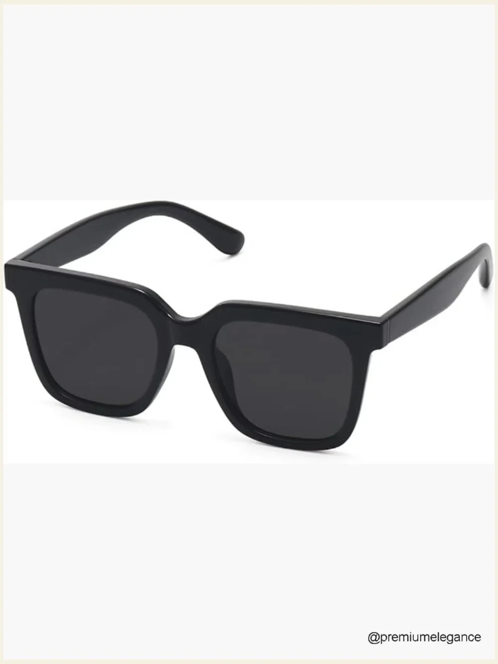 Large Square Polarized Sunglasses Trendy Retro Classic UV400